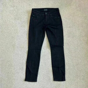 Mother black the looker crop a model spy jeans in size 24